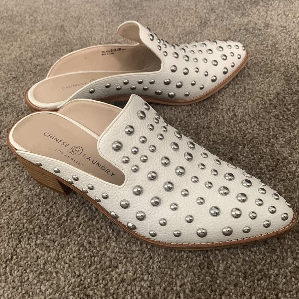 Studded white mules - Picture 5 of 5